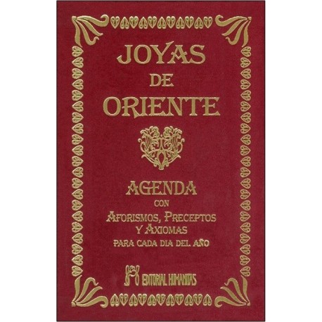 JOYAS DE ORIENTE. Agenda con Aforismos