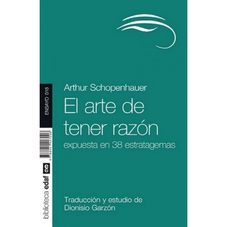 ARTE DE TENER RAZON EL