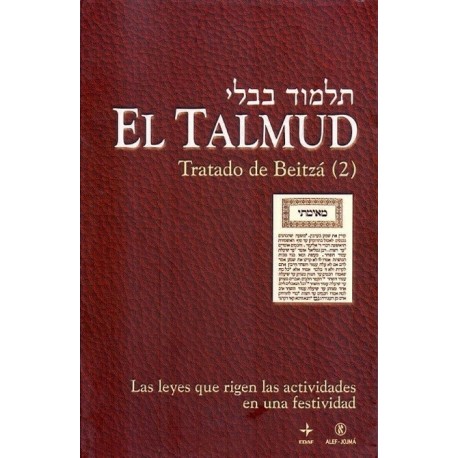 TALMUD- EL. Tratado de Beitzá (2) vol. ix